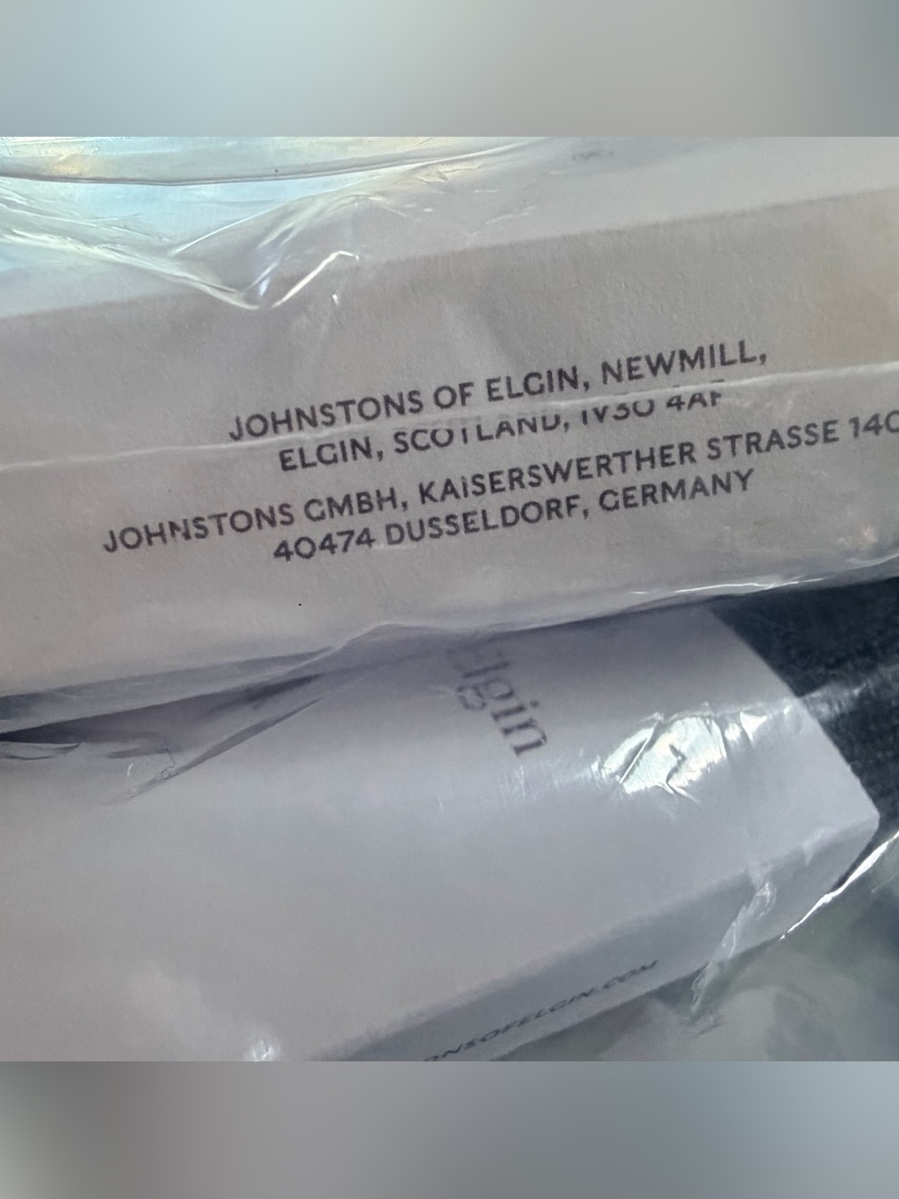 NWT 4 Johnstons of Elgin Ribbed Cashmere-Blend Socks in Charcoal Gray - Picture 6 of 7